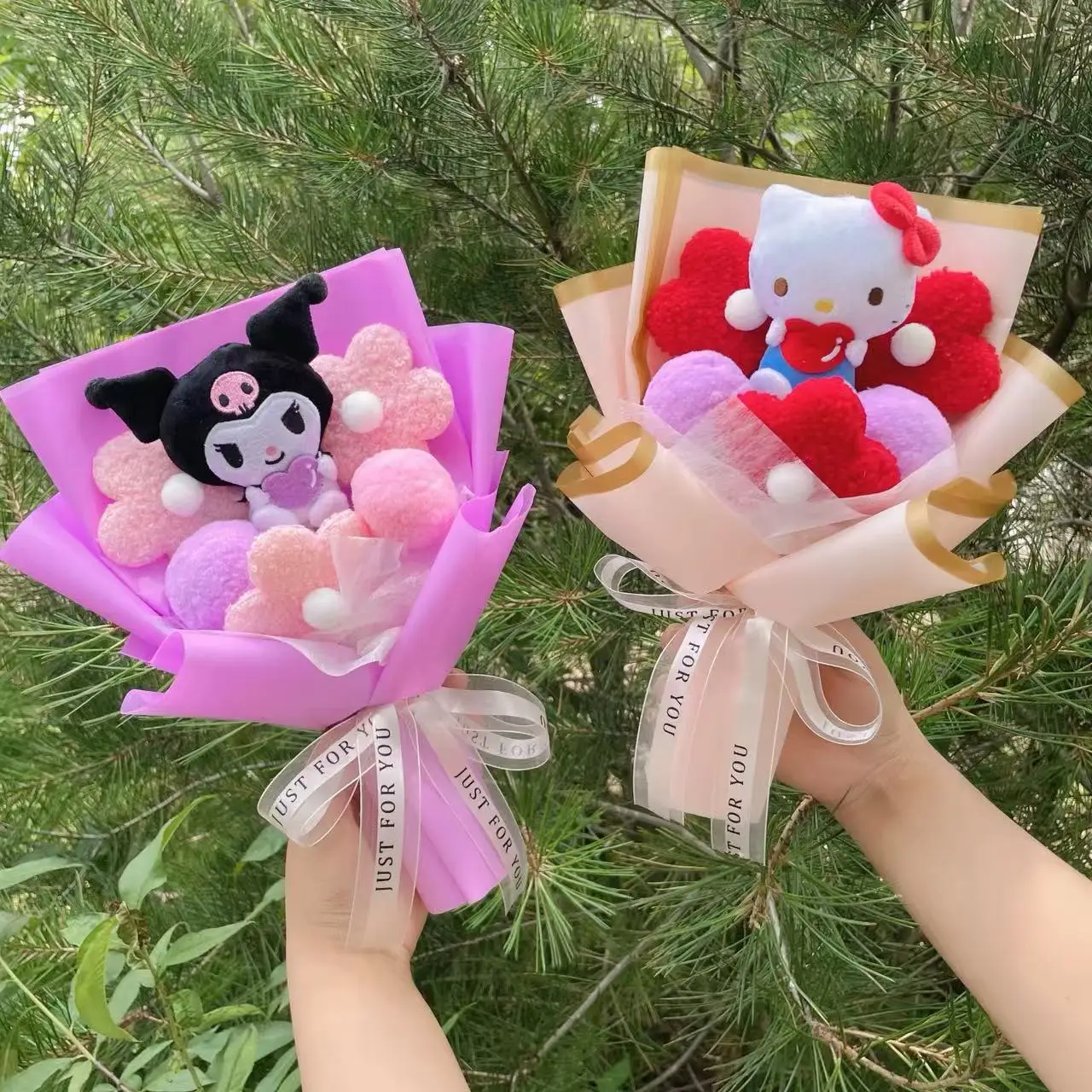 Genuin Sanrio My Melody Kuromi Cinnamoroll Hellokitty Plush Toy With Artificial Flowers Creative Handmade Bouquets Perfect Gift
Genuin Sanrio My Melody Kuromi Cinnamoroll Hellokitty Plush Toy With Artificial Flowers Creative Handmade Bouquets Perfect Gift
