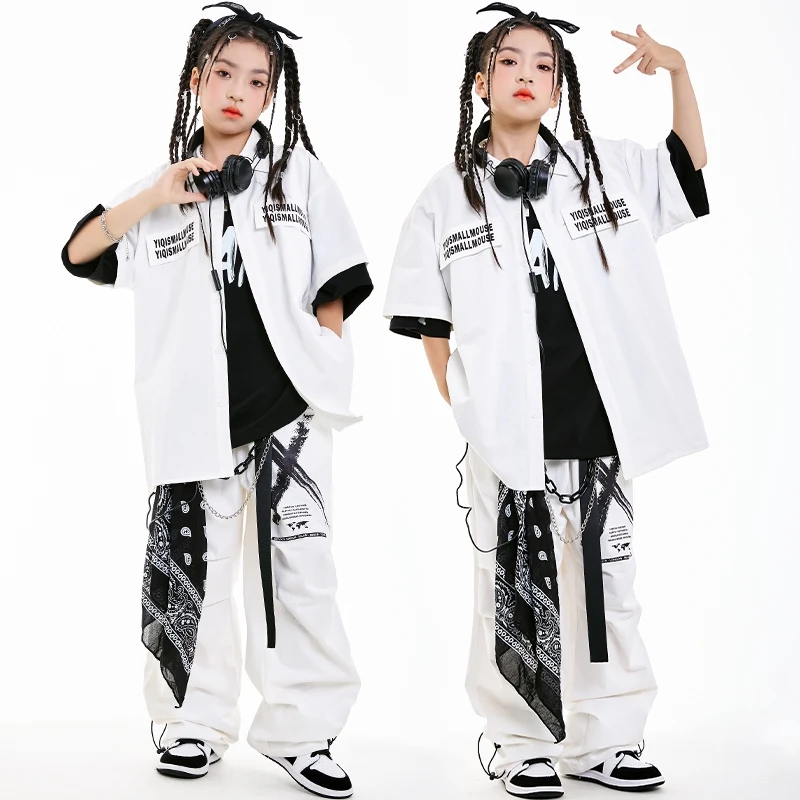 2025 New Hip Hop Dance Costume Kids White Loose Hiphop Kpop Outfits Girls Boys Group Jazz Performance Stage Clothes Wear DN20456
2025 New Hip Hop Dance Costume Kids White Loose Hiphop Kpop Outfits Girls Boys Group Jazz Performance Stage Clothes Wear DN20456