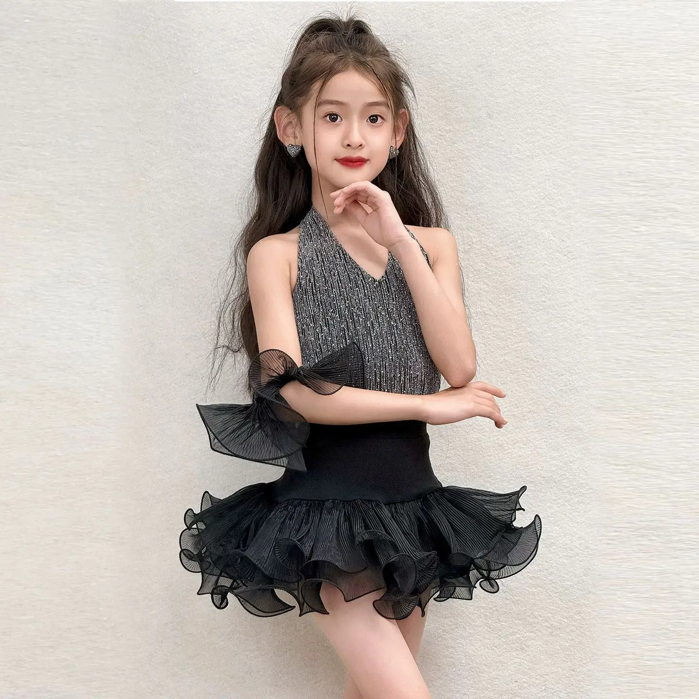 latin dance dress girl line dance stage costume dance suit women's new latin dance suit sleeveless performance accessories
latin dance dress girl line dance stage costume dance suit women's new latin dance suit sleeveless performance accessories