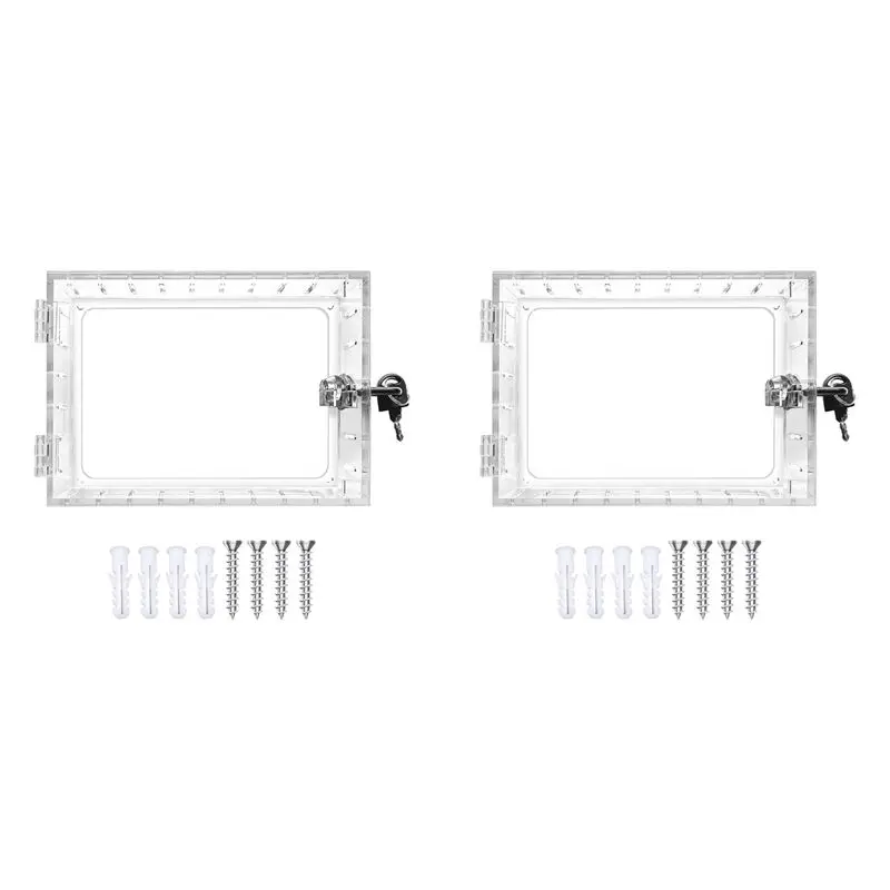 A53Q-2X Thermostat Lock Box With Key Universal Thermostat Cover With Lock, Clear Thermostat Guard For Wall
A53Q-2X Thermostat Lock Box With Key Universal Thermostat Cover With Lock, Clear Thermostat Guard For Wall