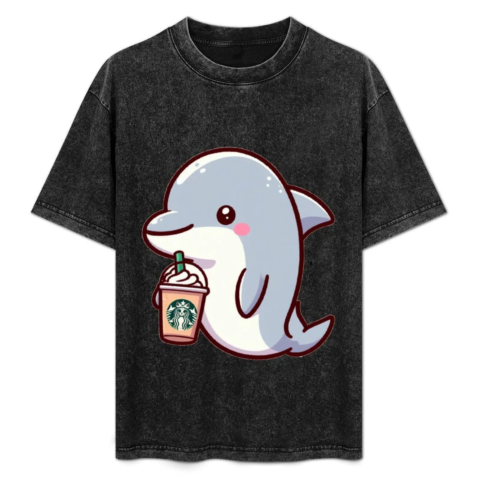 Frappuccino Dolphin T-Shirt Fashion Casual Short Sleeve Top
Frappuccino Dolphin T-Shirt Fashion Casual Short Sleeve Top