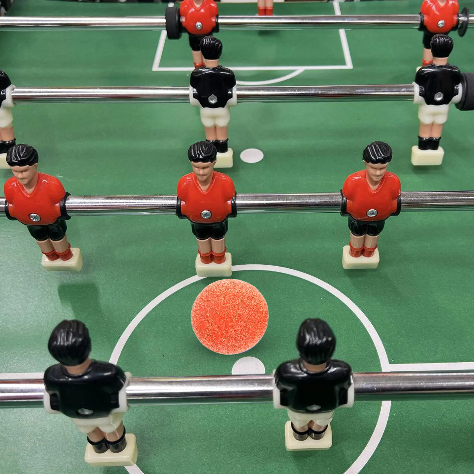 4 Pcs Desktop Football Table Foosball Replacement Parts Billiards Orange Plastic Equipment
4 Pcs Desktop Football Table Foosball Replacement Parts Billiards Orange Plastic Equipment
