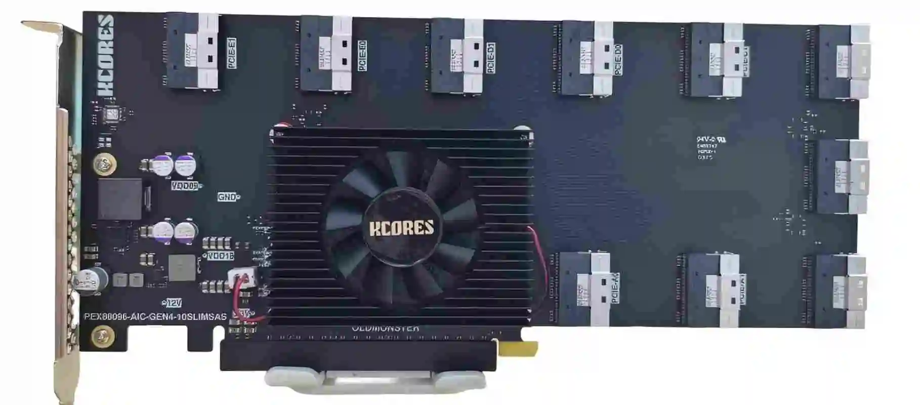 Карта расширения PLX88096/PCIe 4.0/с возможностью разветвления/X16/SFF8654
Карта расширения PLX88096/PCIe 4.0/с возможностью разветвления/X16/SFF8654