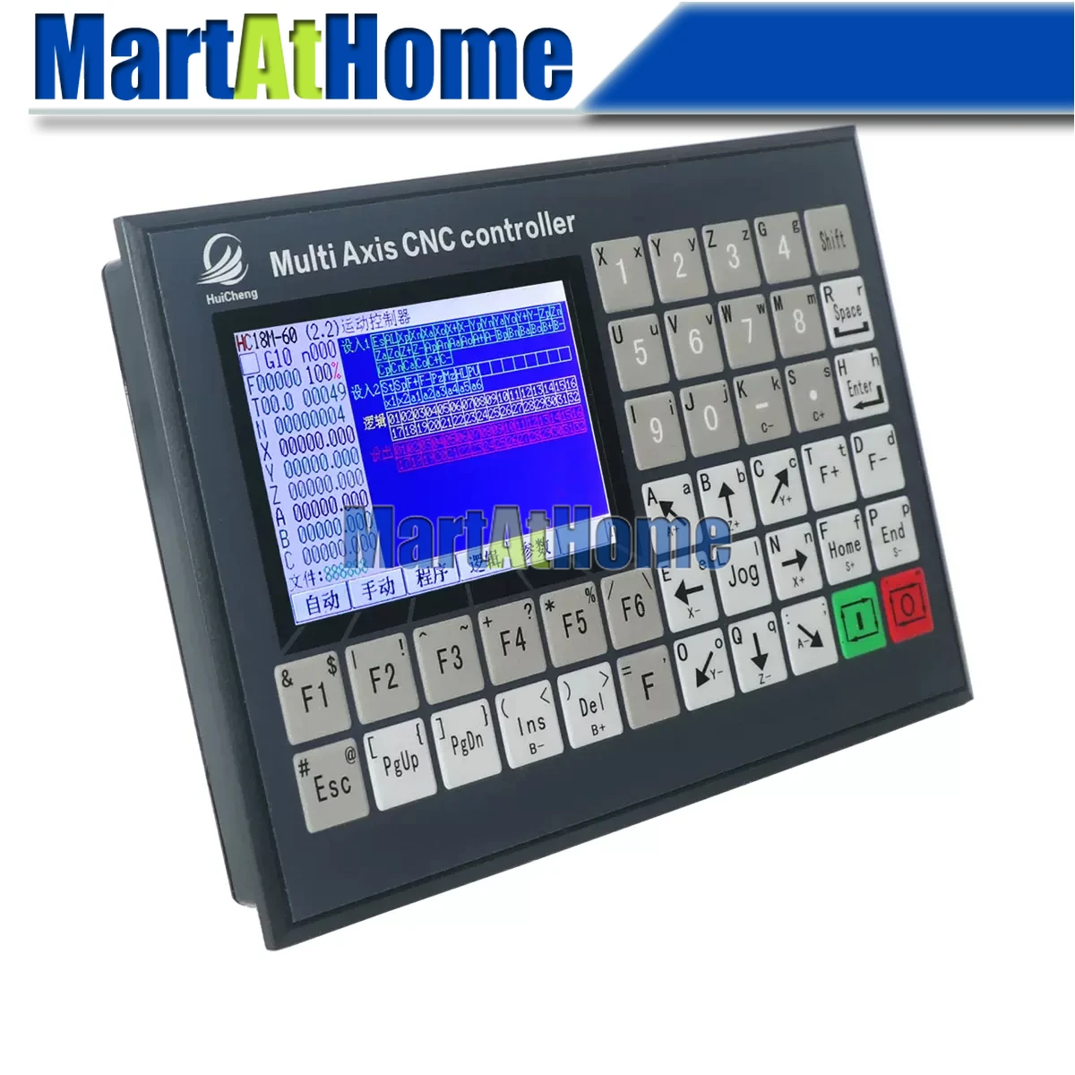 HC18M CNC Programmable 1-6 Axis Control System Controller G-code M-code 3.5 inch Screen Up to 200Khz Support MPG
HC18M CNC Programmable 1-6 Axis Control System Controller G-code M-code 3.5 inch Screen Up to 200Khz Support MPG