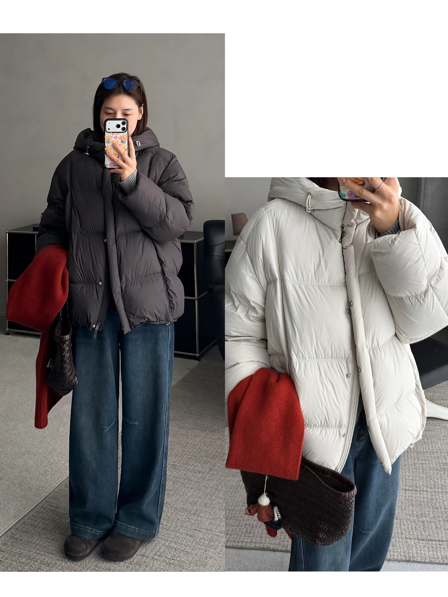 Loose Women's down Jacket Hooded Cloud Bread Coat Warm Casual Style Pure Color Winter New Arrival Female Outerwear
Loose Women's down Jacket Hooded Cloud Bread Coat Warm Casual Style Pure Color Winter New Arrival Female Outerwear