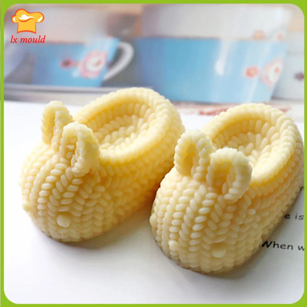 3D Baby Shoe Silicone Cake Mold Fondant Chocolate Decorating Baking Topper Mould Rabbit Ears Sweater Texture Baby Shoe Molds
3D Baby Shoe Silicone Cake Mold Fondant Chocolate Decorating Baking Topper Mould Rabbit Ears Sweater Texture Baby Shoe Molds