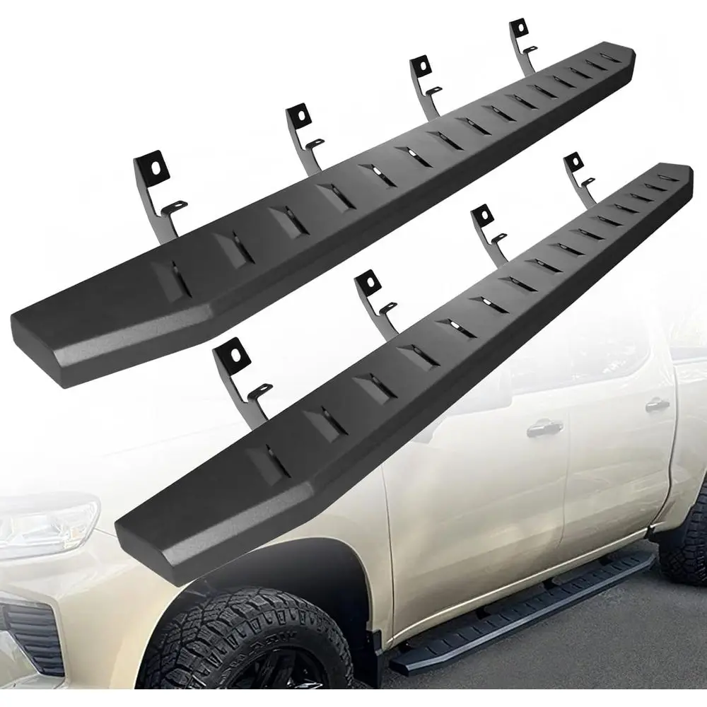 6 Inch Black Running Boards Custom Fit 2020-2026 Chevy Silverado/Gmc Sierra 1500 2500HD 3500HD Double Cab Extended Cab Side Step
6 Inch Black Running Boards Custom Fit 2020-2026 Chevy Silverado/Gmc Sierra 1500 2500HD 3500HD Double Cab Extended Cab Side Step