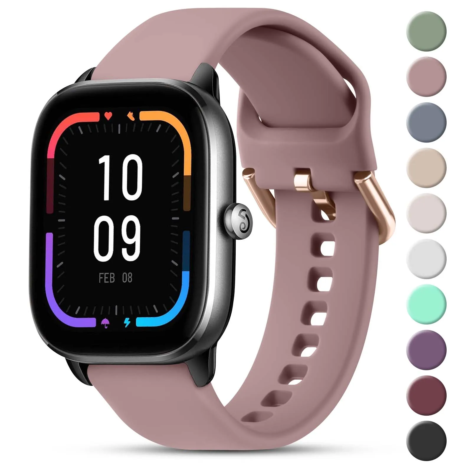 20mm Soft Silicone Band For Huami Amazfit GTS 4/2 Mini GTS 3 2e Strap Bracelet For Amazfit Bip 3/Bip U Pro/Bip Lite/Bip S lite
20mm Soft Silicone Band For Huami Amazfit GTS 4/2 Mini GTS 3 2e Strap Bracelet For Amazfit Bip 3/Bip U Pro/Bip Lite/Bip S lite
