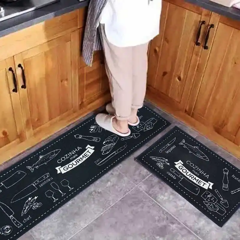 Decorative Floor Carpet Kitchen Mat 40x60cm 40x120cm Waterproof Durable Polyester Fiber Anti-Slip Doormat Indoor Home Rugs
Decorative Floor Carpet Kitchen Mat 40x60cm 40x120cm Waterproof Durable Polyester Fiber Anti-Slip Doormat Indoor Home Rugs