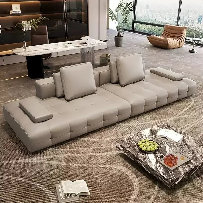 European Longer Sofa Luxury Leather Desig Lounge Living Room Sofa Modern Recliner Puffs Muebles Para El Hogar Couch Furniture
European Longer Sofa Luxury Leather Desig Lounge Living Room Sofa Modern Recliner Puffs Muebles Para El Hogar Couch Furniture