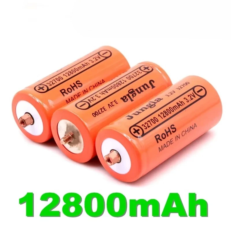 Rechargeable Battery 32700 12800mAh 3.2V Lifepo4 Professional Lithium Iron Phosphate Power Battery with Screw
Rechargeable Battery 32700 12800mAh 3.2V Lifepo4 Professional Lithium Iron Phosphate Power Battery with Screw