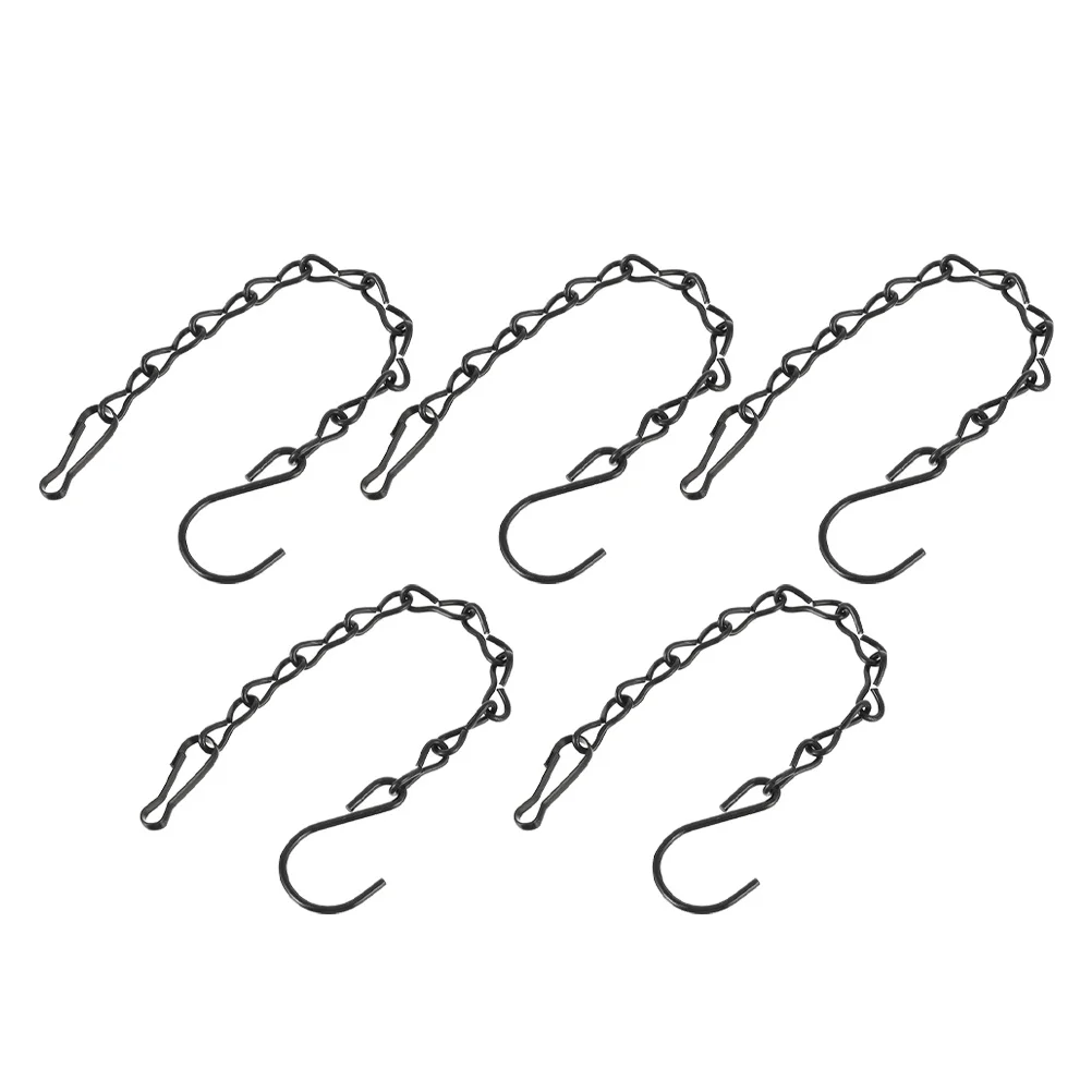5pcs Black Metal Hanging Chains for Planters Lanterns Bird Feeders 24cm Decorative Hangers Bedroom Garden
5pcs Black Metal Hanging Chains for Planters Lanterns Bird Feeders 24cm Decorative Hangers Bedroom Garden