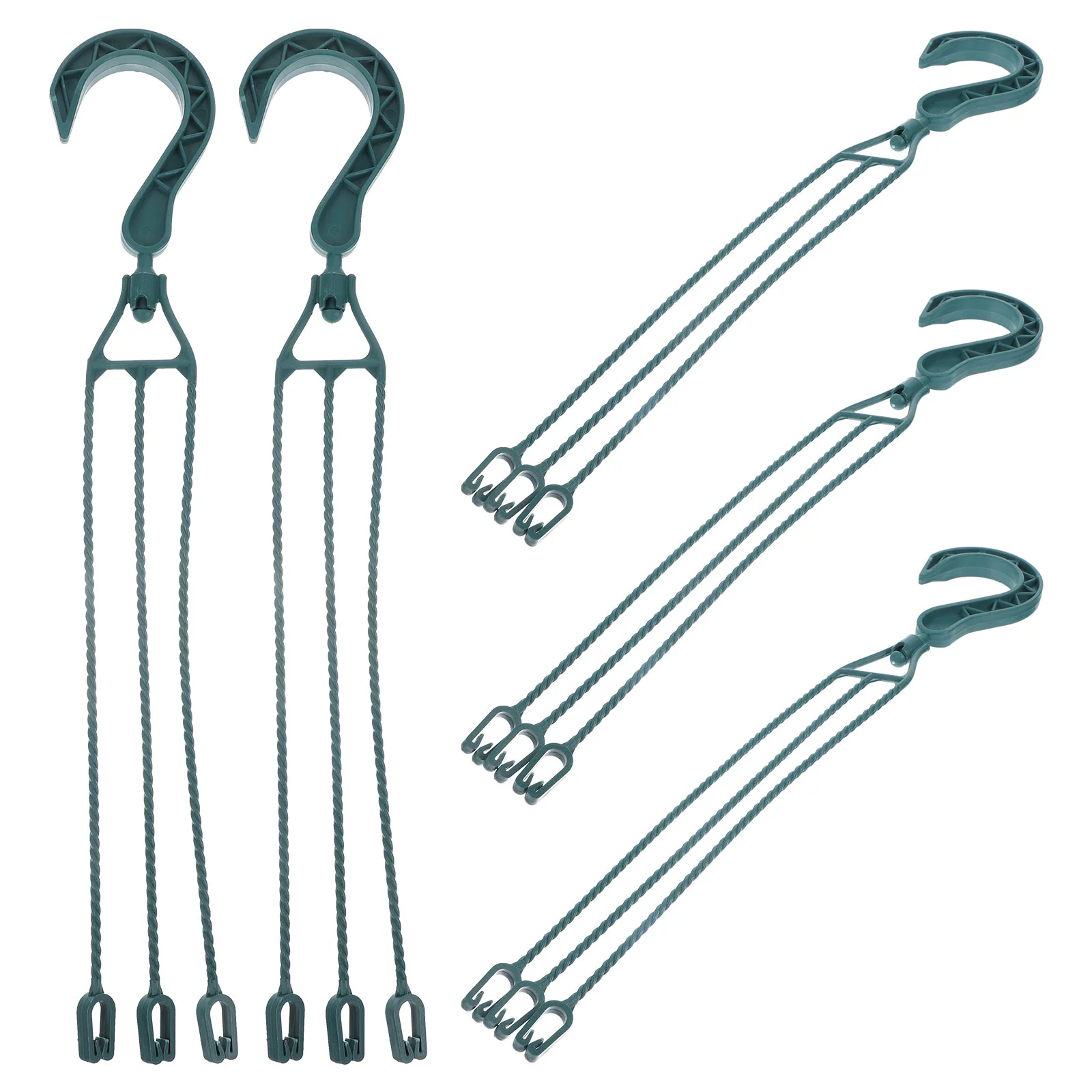 5pcs Green 40cm Rotatable Hanging Flowerpot Hooks Plastic Sturdy Clip Hangers for Balcony Garden Decor
5pcs Green 40cm Rotatable Hanging Flowerpot Hooks Plastic Sturdy Clip Hangers for Balcony Garden Decor