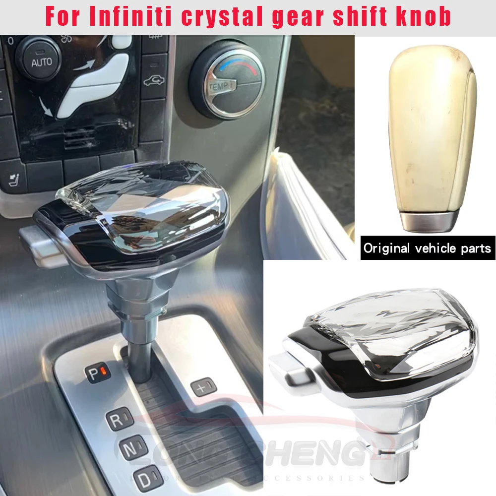 Crystal for Volvo S80 V70 S60 V60 XC60 XC70 LED Gear shift knob Gear stick Gearbox shifter gear lever handle Car Accessories
Crystal for Volvo S80 V70 S60 V60 XC60 XC70 LED Gear shift knob Gear stick Gearbox shifter gear lever handle Car Accessories