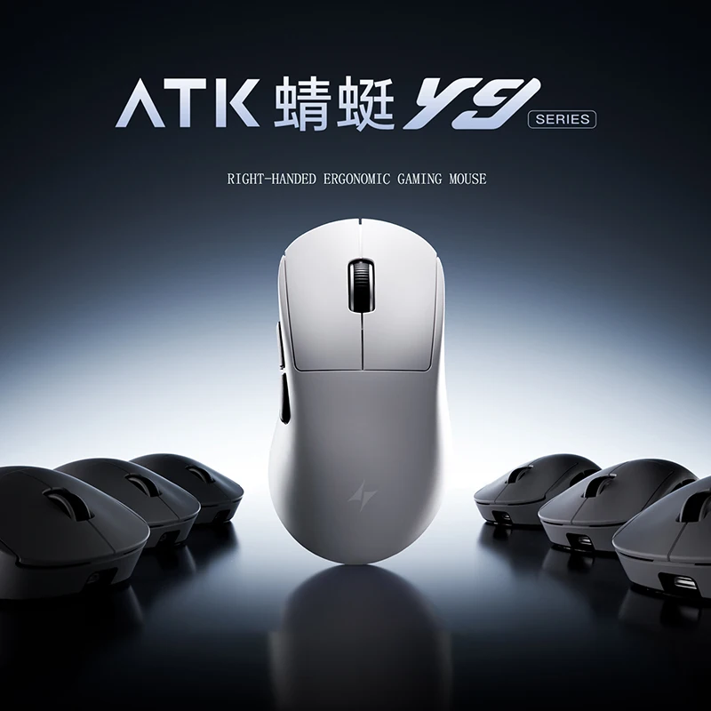 ATK Dragonfly Y9 правая эргономичная игровая беспроводная мышь, двойная флагманская мышь с длительным сроком службы батареи 8K
ATK Dragonfly Y9 правая эргономичная игровая беспроводная мышь, двойная флагманская мышь с длительным сроком службы батареи 8K