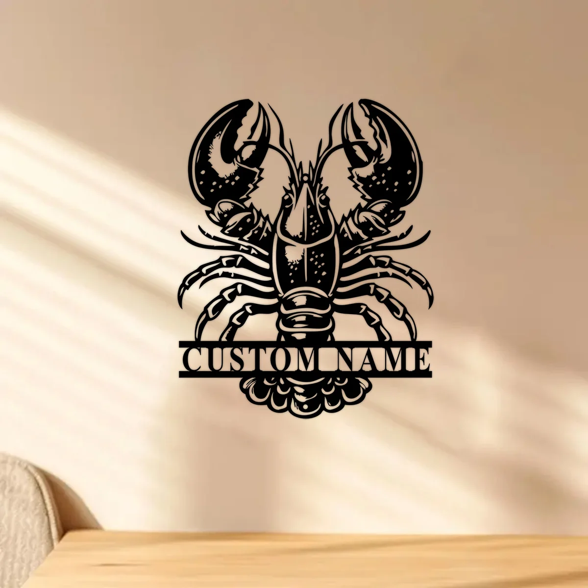 Custom Lobster Metal Wall Art, Personalized Ocean Lover Name Sign Home Decor, Gift For Fishermen, Decoration Hanging Artwork
Custom Lobster Metal Wall Art, Personalized Ocean Lover Name Sign Home Decor, Gift For Fishermen, Decoration Hanging Artwork