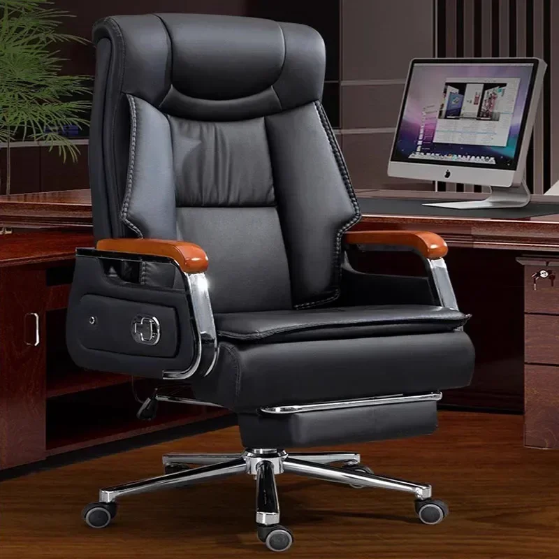 Salon Leather Office Chair Chaise Comfortable Desk Home Swivel Recliner Computer Chair Study Sillas De Oficina Luxury Furnitures
Salon Leather Office Chair Chaise Comfortable Desk Home Swivel Recliner Computer Chair Study Sillas De Oficina Luxury Furnitures