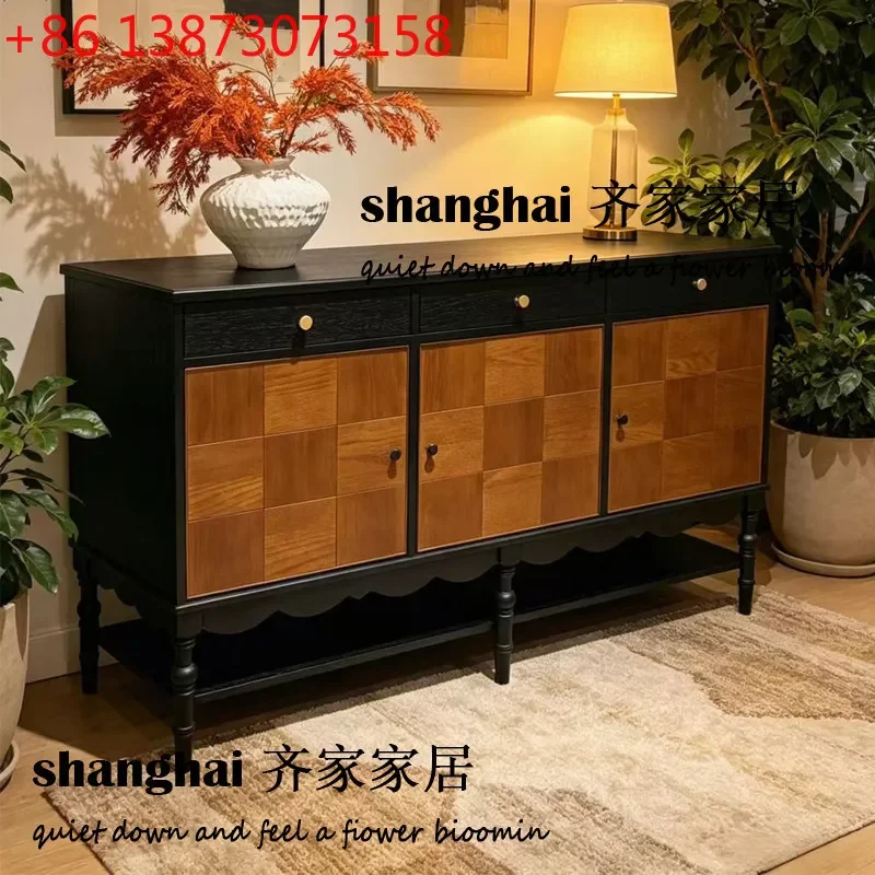 Medieval style solid wood living room foyer design simple partition entrance cabinet
Medieval style solid wood living room foyer design simple partition entrance cabinet