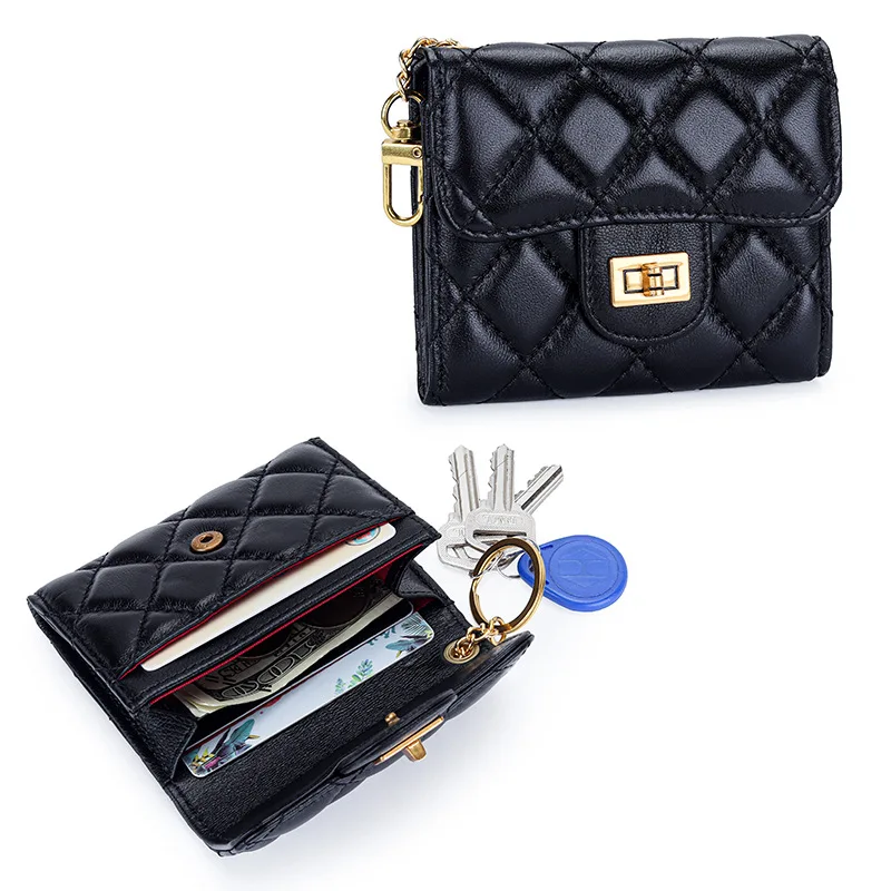 2025 Hot Selling Genuine Leather Short Women Wallet New Sheepskin Lady ID Card Case Embroidery Diamond Ins Key Pouch Female
2025 Hot Selling Genuine Leather Short Women Wallet New Sheepskin Lady ID Card Case Embroidery Diamond Ins Key Pouch Female