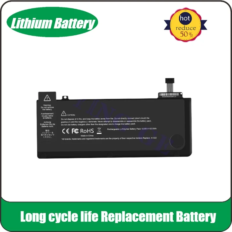 High Quality Replacement Laptop Battery For Macbook Pro 13'' 15'' A1278 A1342 A1286 A1398 A1452 A1321 A1322 A1331 A1382 A1417
High Quality Replacement Laptop Battery For Macbook Pro 13'' 15'' A1278 A1342 A1286 A1398 A1452 A1321 A1322 A1331 A1382 A1417