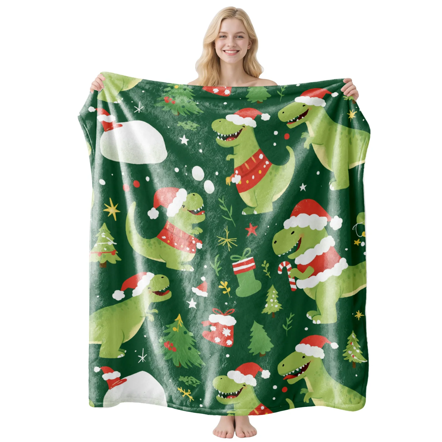 Christmas Party Essential - Flannel Blanket with Candy Cane Print, Warmth for Outdoor Events
Christmas Party Essential - Flannel Blanket with Candy Cane Print, Warmth for Outdoor Events