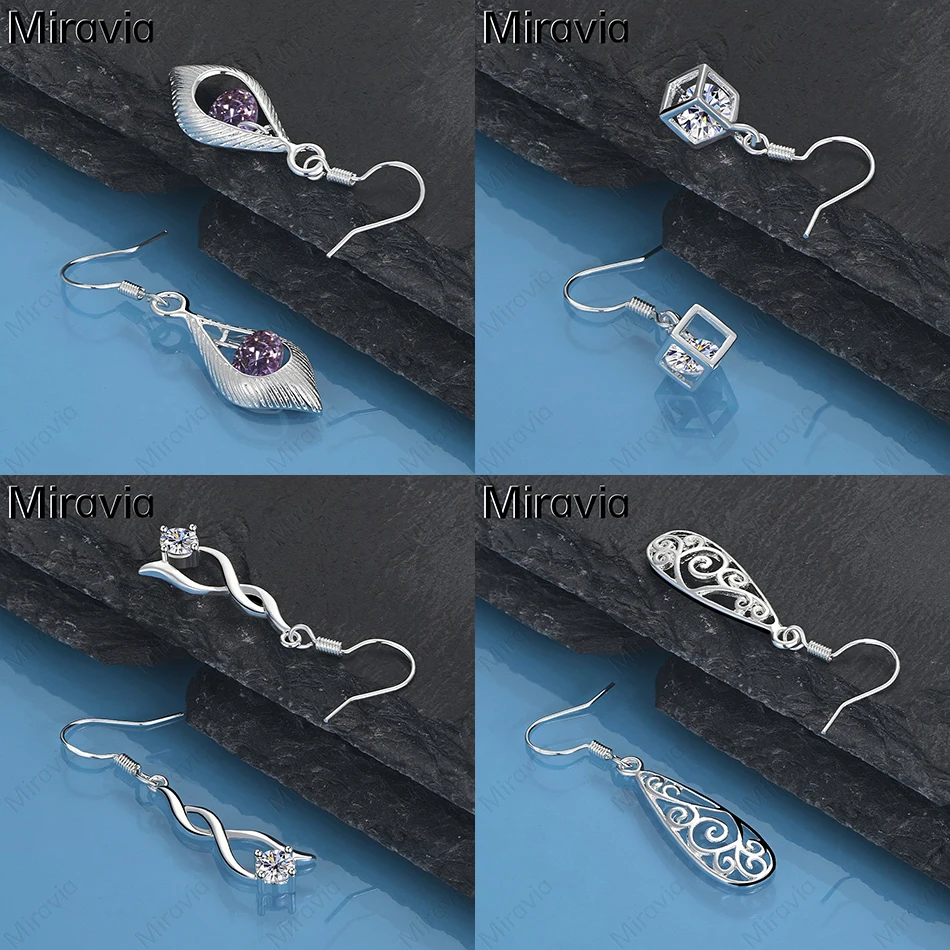 Miravia 925 Sterling Silver Hollow Cube Inlaid Zircon Earrings Ladies Fashion Romantic Wedding Party Jewelry
Miravia 925 Sterling Silver Hollow Cube Inlaid Zircon Earrings Ladies Fashion Romantic Wedding Party Jewelry