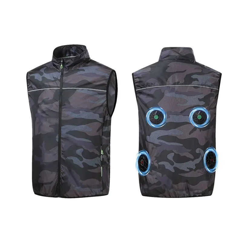 Summer 4 Fans Air Circulation Vest Breathable Mesh Cooling Vest for Men Fishing Cycling Outdoor Work Battery Powered
Summer 4 Fans Air Circulation Vest Breathable Mesh Cooling Vest for Men Fishing Cycling Outdoor Work Battery Powered