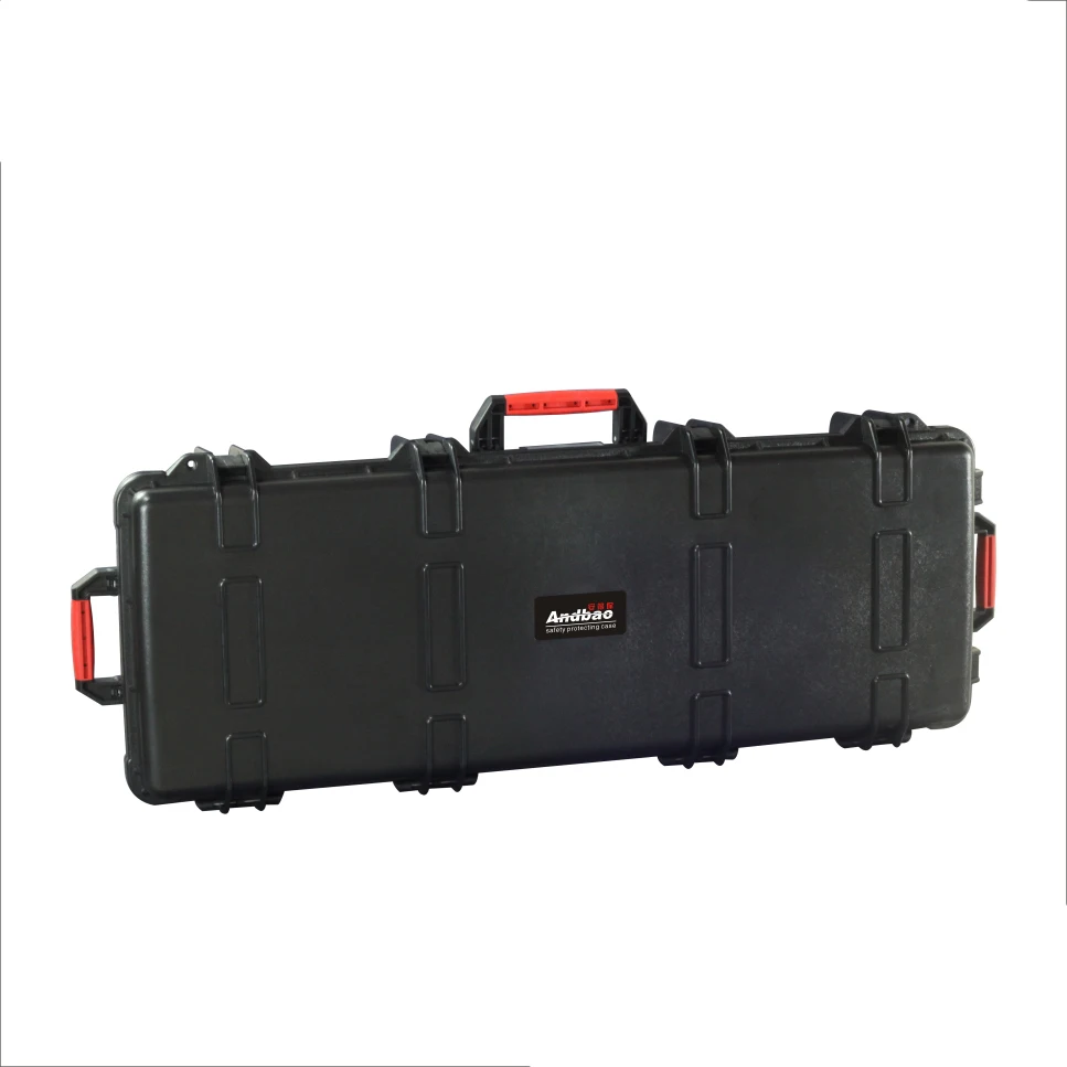 China Manufacture Durable ABS Long Plastic Gun Case IP67 Waterproof Shockproof Dustproof Rolling Hard Case with Foam
China Manufacture Durable ABS Long Plastic Gun Case IP67 Waterproof Shockproof Dustproof Rolling Hard Case with Foam
