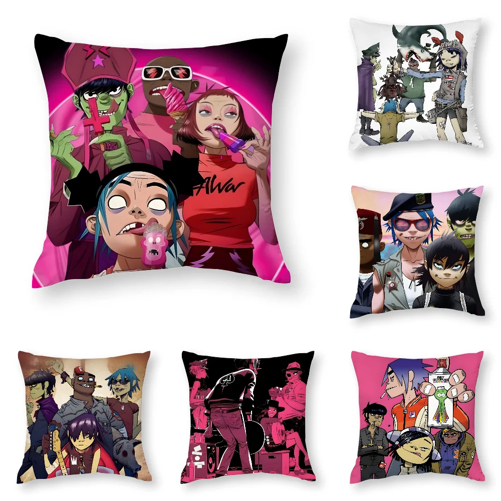 G-Gorillaz Music Band Pillow Case 3D Print Polyester Fiber 40*40 cm Home Sofa Throw Pillow Cover Decoration Festival Gift
G-Gorillaz Music Band Pillow Case 3D Print Polyester Fiber 40*40 cm Home Sofa Throw Pillow Cover Decoration Festival Gift