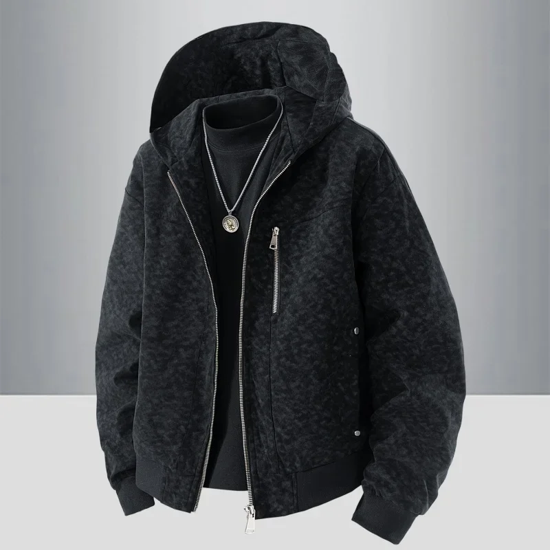 Осенняя мужская модная куртка 2025 года, мужская повседневная куртка с капюшоном, мужская высококачественная куртка на молнии, мужской водонепроницаемый и ветрозащитный топ
Осенняя мужская модная куртка 2025 года, мужская повседневная куртка с капюшоном, мужская высококачественная куртка на молнии, мужской водонепроницаемый и ветрозащитный топ