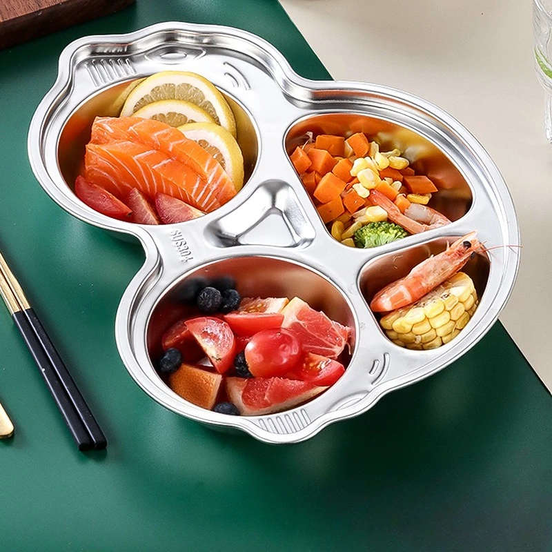 LMM stainless steel grid plate fast food canteen plate tableware easy to clean
LMM stainless steel grid plate fast food canteen plate tableware easy to clean