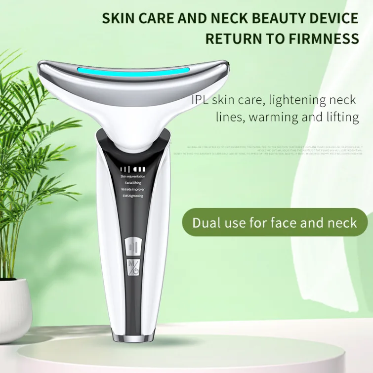Color light EMS micro-current heating beauty neck instrument lifting beauty instrument
Color light EMS micro-current heating beauty neck instrument lifting beauty instrument