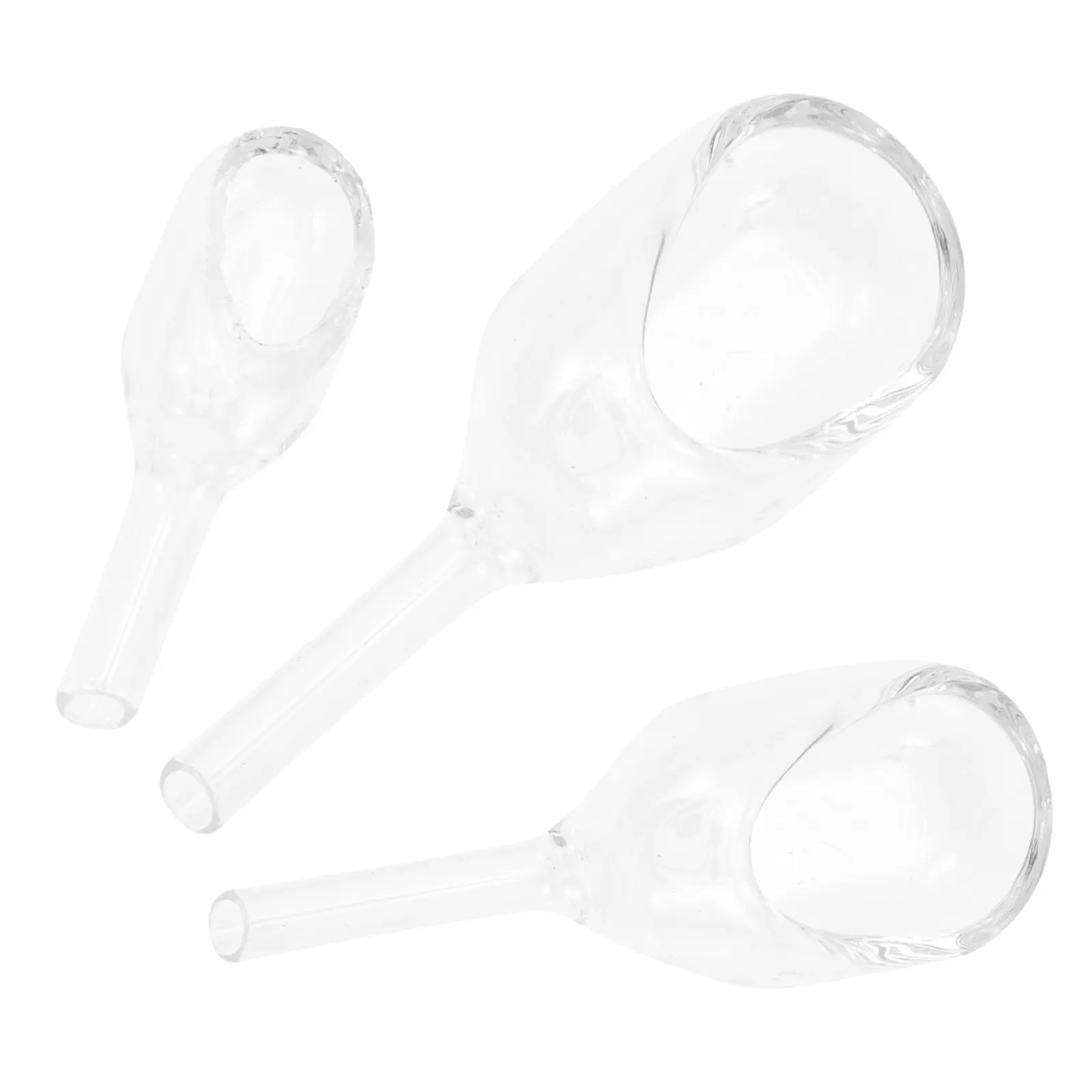3Pcs Laboratory Glass Weighing Funnel Clear Heavy Duty Nonstick Surface Prevents Sample Loss Quick Glassware Funnel
3Pcs Laboratory Glass Weighing Funnel Clear Heavy Duty Nonstick Surface Prevents Sample Loss Quick Glassware Funnel