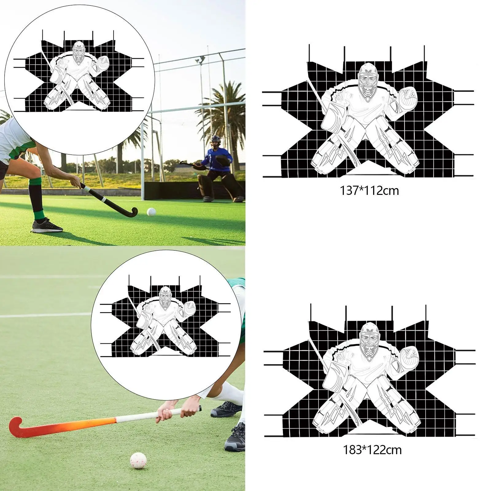 Hockey Goal Folding Improve Skills Equipment Waterproof Goalie Target Training Target for Practice Adults Street Goalie Shooting
Hockey Goal Folding Improve Skills Equipment Waterproof Goalie Target Training Target for Practice Adults Street Goalie Shooting