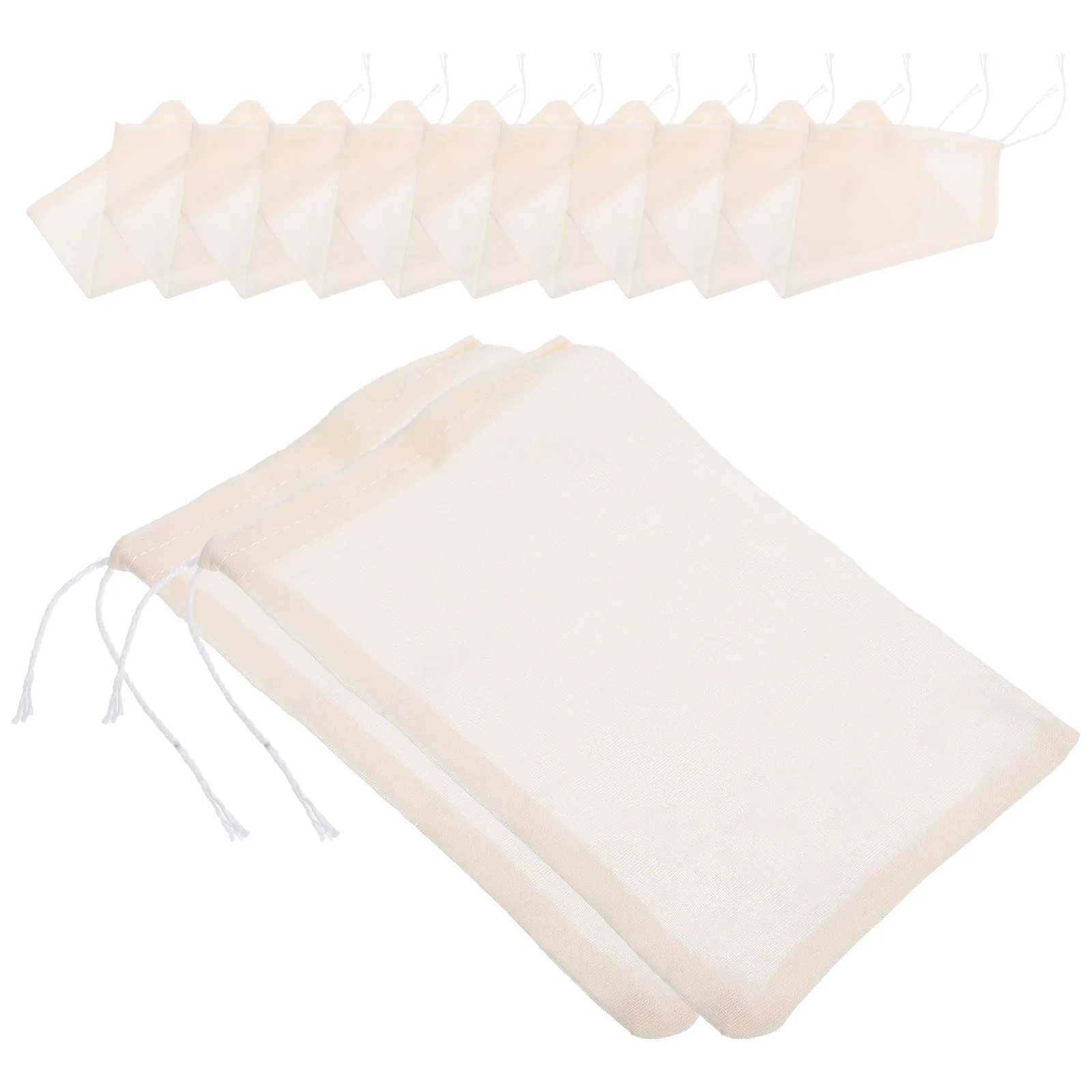 50 Pcs Thick Cotton Bags 10x15cm Soup Filter Strainer Stew Seasoning Tea Infuser Reusable Cloth Mesh Kitchen Accessories
50 Pcs Thick Cotton Bags 10x15cm Soup Filter Strainer Stew Seasoning Tea Infuser Reusable Cloth Mesh Kitchen Accessories