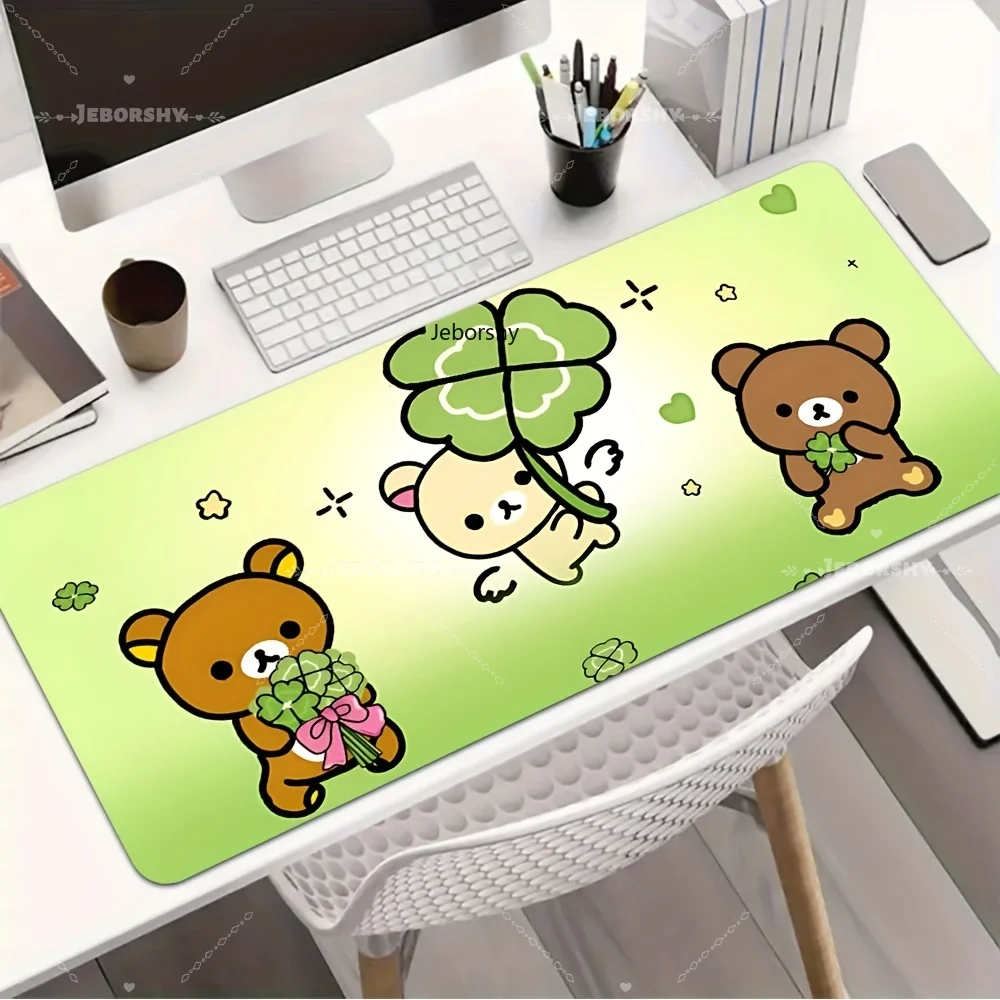 Rilakkuma Clover Large Mouse Pad, Cute Green Desk Mat, Non-Slip Keyboard Pad for Girls
Rilakkuma Clover Large Mouse Pad, Cute Green Desk Mat, Non-Slip Keyboard Pad for Girls