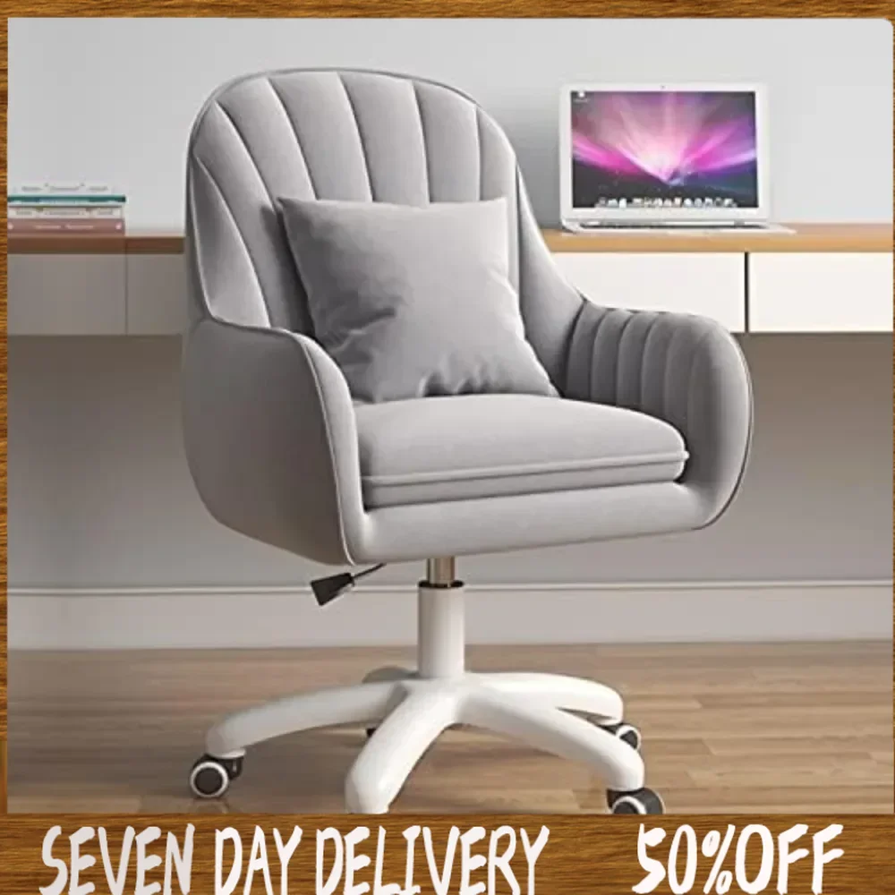 Cute Office Chair Home Computer Chairs Adjustable Task Modern Office Chair Makeup Chair 362° Swivel Computer
Cute Office Chair Home Computer Chairs Adjustable Task Modern Office Chair Makeup Chair 362° Swivel Computer