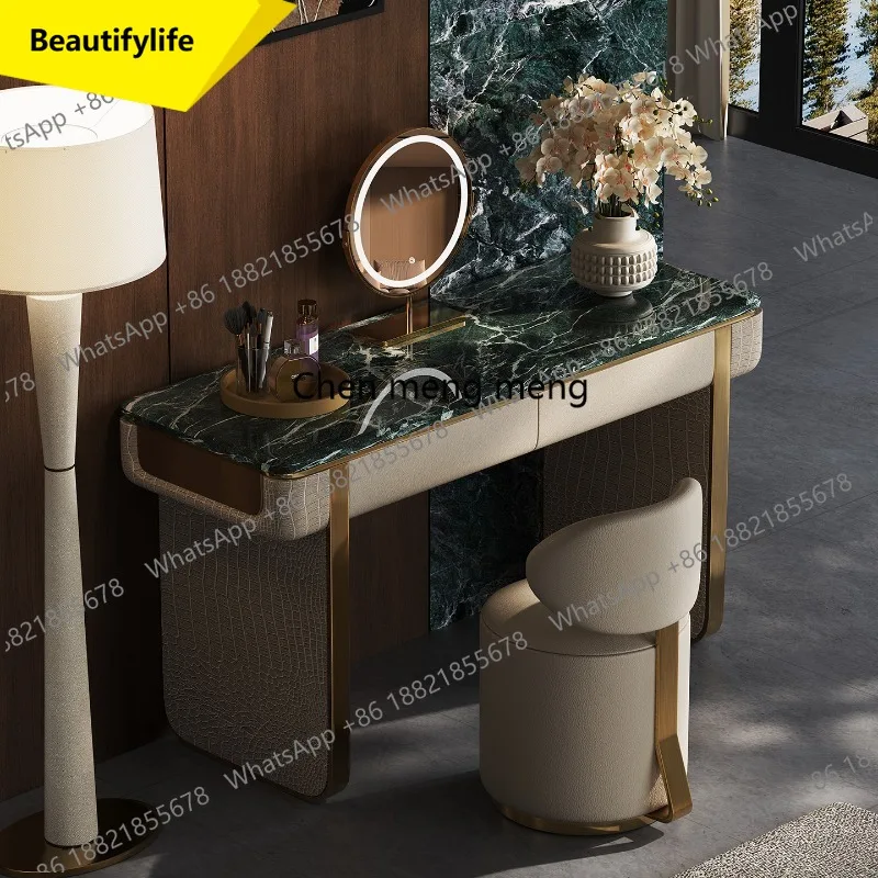 M45 Light luxury dresser bedroom marble high-end custom Italian designer makeup table
M45 Light luxury dresser bedroom marble high-end custom Italian designer makeup table