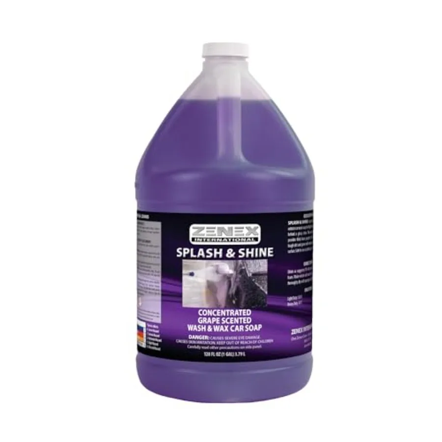 Splash and Shine - Premium Foaming Car Wash Soap and Wax Tough Dirt Removal and Shine Enhancement Protective Wax Coating For Ca
Splash and Shine - Premium Foaming Car Wash Soap and Wax Tough Dirt Removal and Shine Enhancement Protective Wax Coating For Ca
