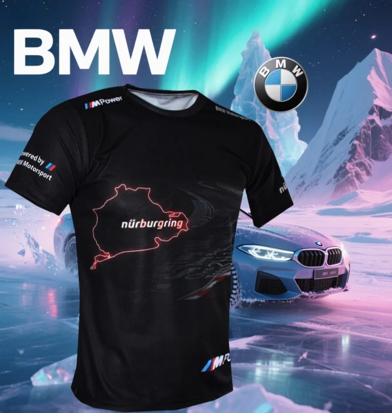 Лето 2022, мужская футболка BMW Nürburgring Motorcycle Racing, брендовая мужская футболка с коротким рукавом, быстросохнущая, удобная, дышащая, повседневная
Лето 2022, мужская футболка BMW Nürburgring Motorcycle Racing, брендовая мужская футболка с коротким рукавом, быстросохнущая, удобная, дышащая, повседневная