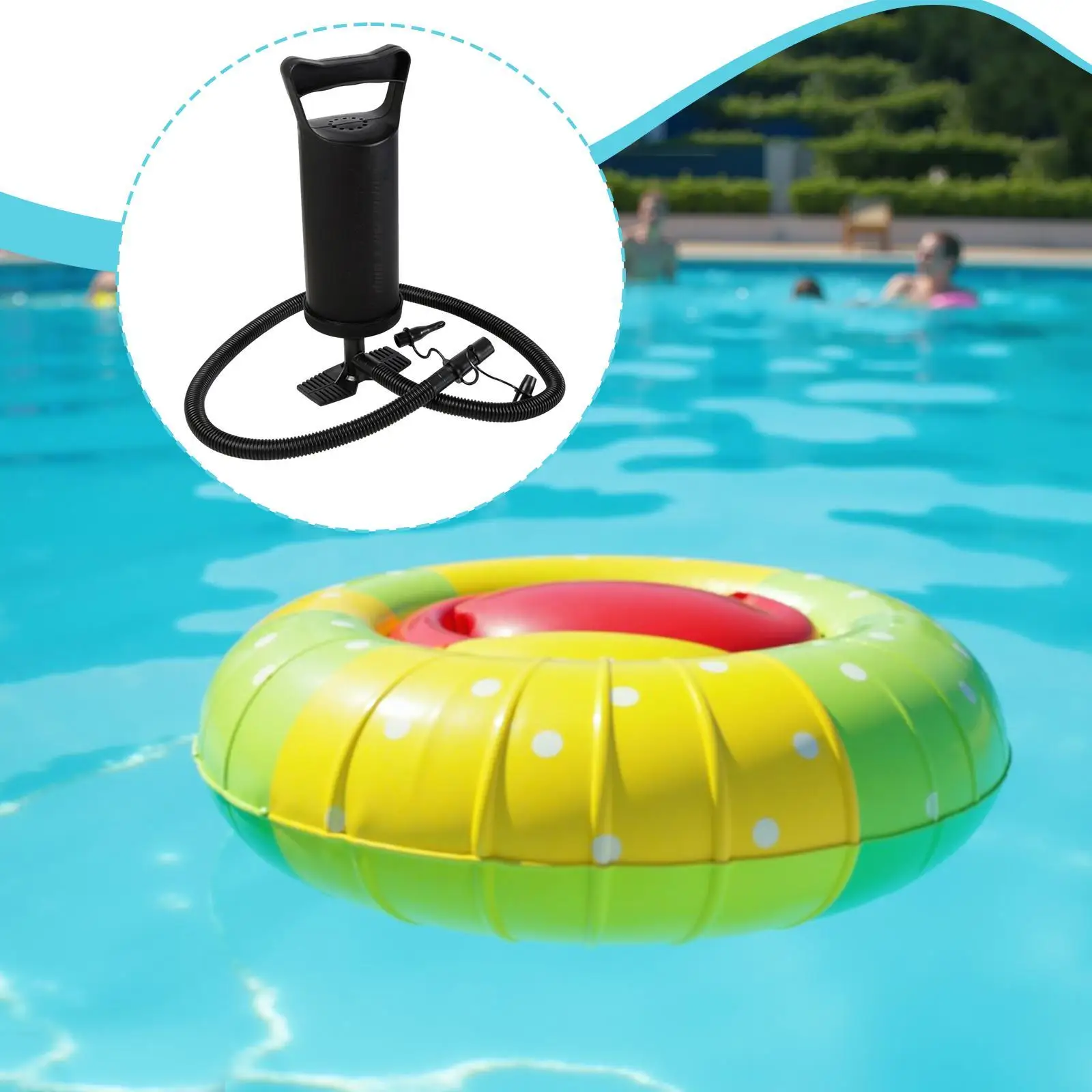Hand Pump Double Quick Air Pump for Inflatable Toys Outdoor Swimming Ring
Hand Pump Double Quick Air Pump for Inflatable Toys Outdoor Swimming Ring