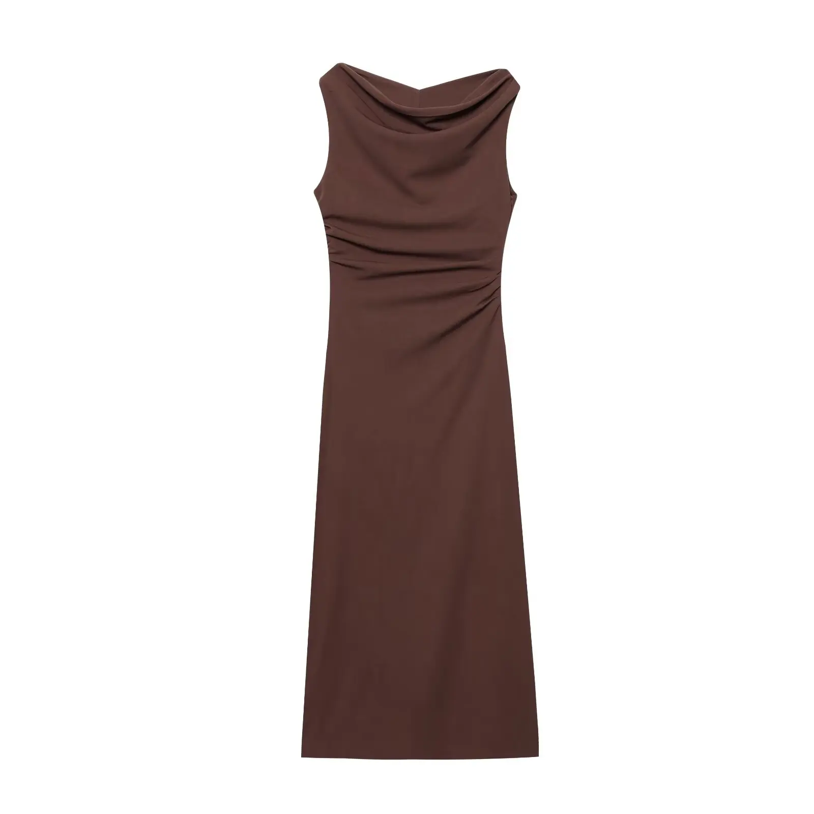 BM&MD&ZA Womens Elegant Simple Cowl Neck Sleeveless Vest - Style Midi Straight Dress with Pleat Decoration
BM&MD&ZA Womens Elegant Simple Cowl Neck Sleeveless Vest - Style Midi Straight Dress with Pleat Decoration