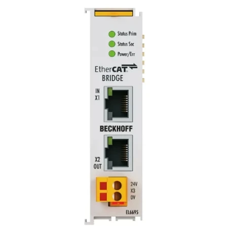 Brand New Original 1 Year Warranty Germany Beckhoff EL6695 ETHERCAT BRIDGE TERMINAL
Brand New Original 1 Year Warranty Germany Beckhoff EL6695 ETHERCAT BRIDGE TERMINAL