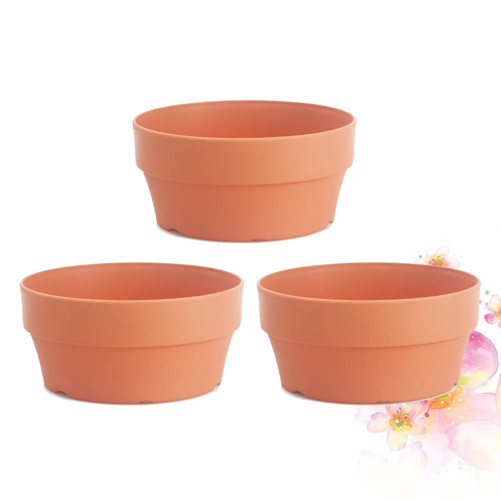 Imitation Clay Flower Pot Plastic Flowerpot Nursery Pots Planter Outdoor Seedling Tabletop Decorative Floral Containers
Imitation Clay Flower Pot Plastic Flowerpot Nursery Pots Planter Outdoor Seedling Tabletop Decorative Floral Containers