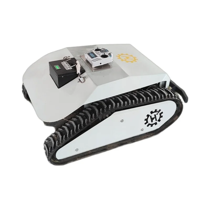 Small Crawler Type Intelligent Remote Control Lawn Mower with Lithium Battery for Orchard Weeding Trimming Crushing Grass
Small Crawler Type Intelligent Remote Control Lawn Mower with Lithium Battery for Orchard Weeding Trimming Crushing Grass