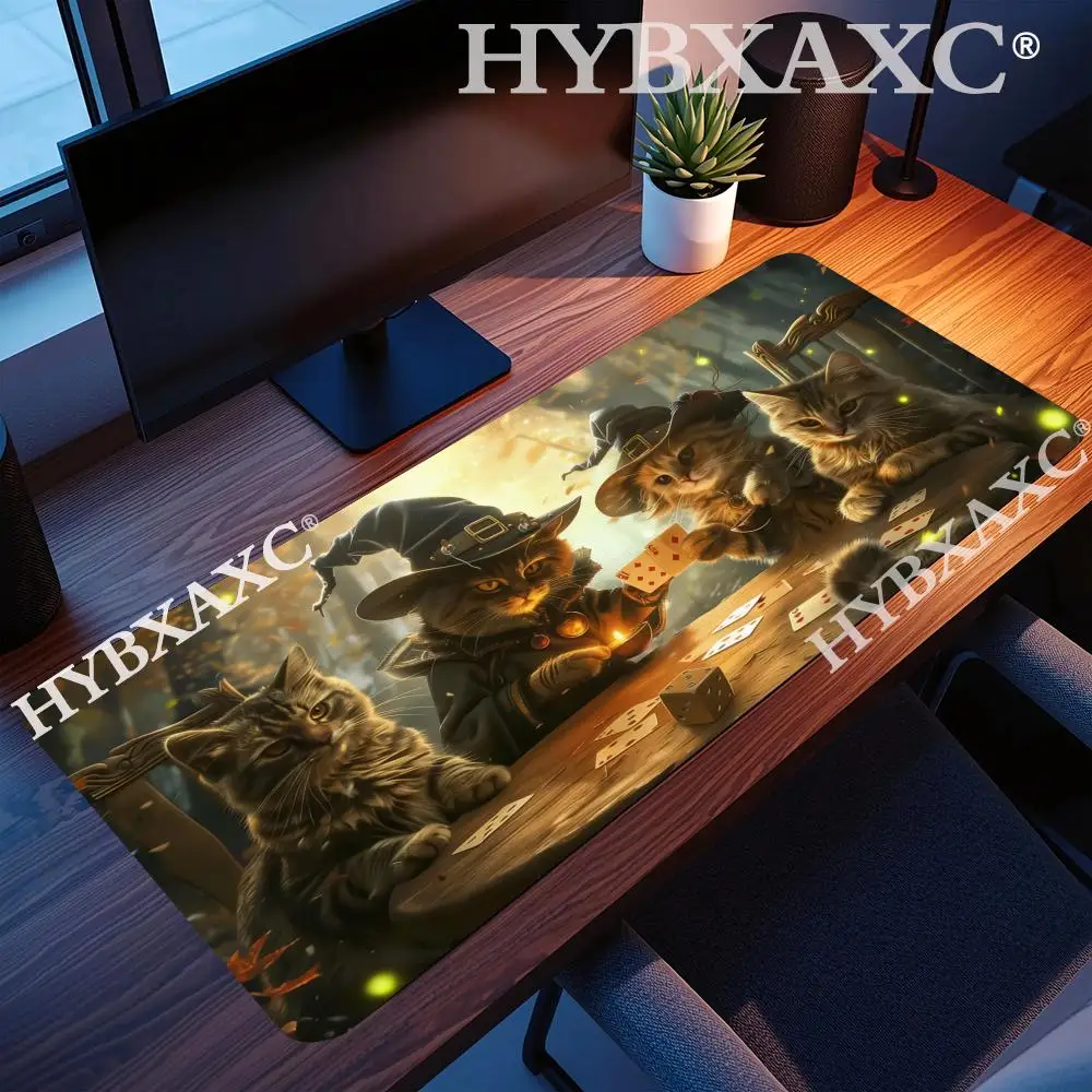 HYBXAXC Witchy Cats Desk Mat, Enchanted Forest Playmat, Wizard Feline Durable with Base, Ideal for Daily Office Work and Gaming
HYBXAXC Witchy Cats Desk Mat, Enchanted Forest Playmat, Wizard Feline Durable with Base, Ideal for Daily Office Work and Gaming