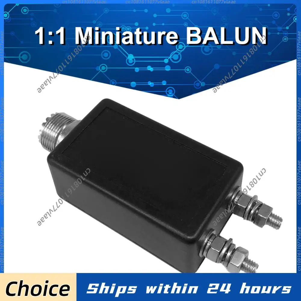 1:1 /1:9 HF Mini Balun 100W SSB Suitable HF Shortwave Antenna Electronic Accessories Balun for Outdoor QRP Station and Furniture
1:1 /1:9 HF Mini Balun 100W SSB Suitable HF Shortwave Antenna Electronic Accessories Balun for Outdoor QRP Station and Furniture