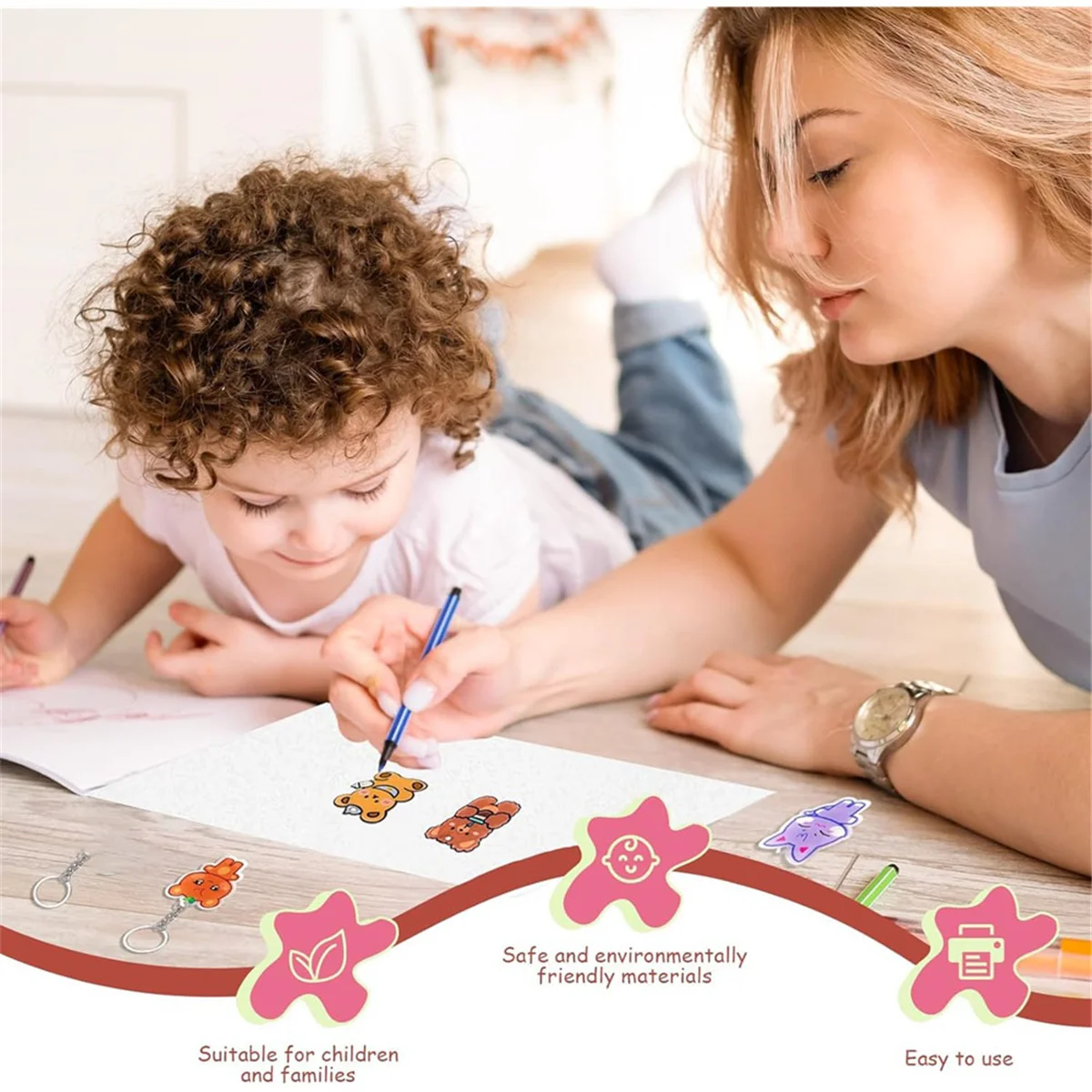 AT59 50 шт. листы Shrinky Dink, термоусадочные пластиковые листы для поделок, бумага Shinky Dink для поделок, изготовление детских брелоков, 20x14,5 см
AT59 50 шт. листы Shrinky Dink, термоусадочные пластиковые листы для поделок, бумага Shinky Dink для поделок, изготовление детских брелоков, 20x14,5 см