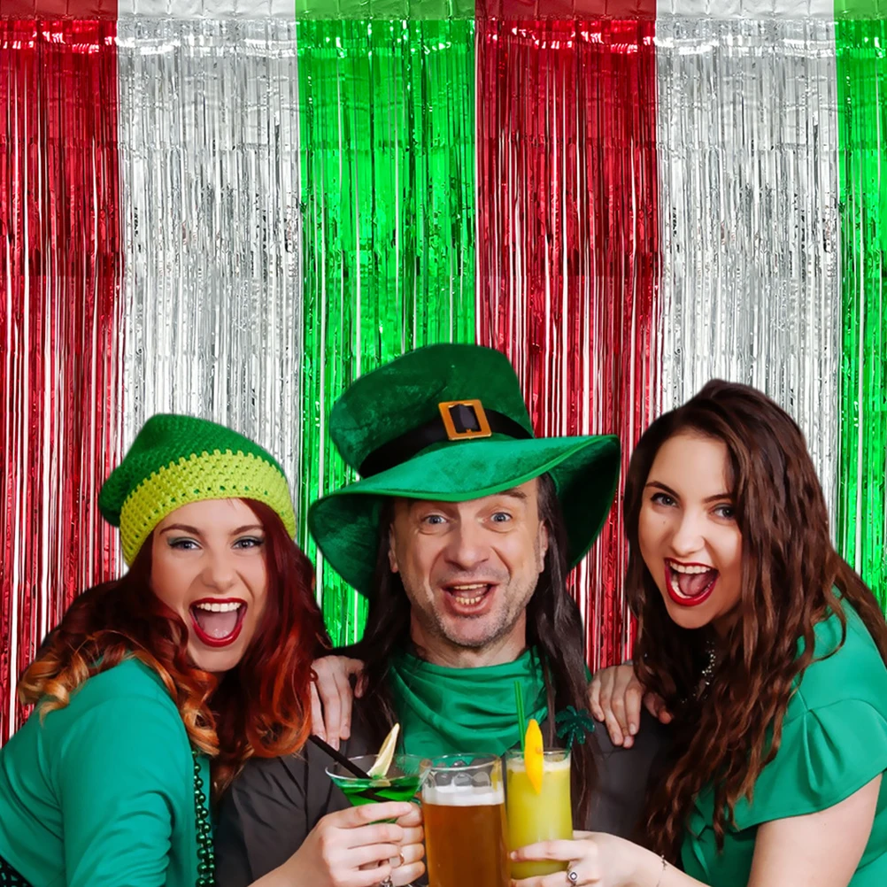 1 Set Pet Fringe Curtain Decorative Backdrop Tassel Door Wall Wedding Party Birthday Christmas Foil Streamer Tinsel Rain Silk
1 Set Pet Fringe Curtain Decorative Backdrop Tassel Door Wall Wedding Party Birthday Christmas Foil Streamer Tinsel Rain Silk