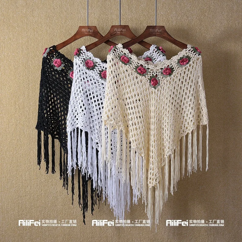 hook hollow out pullovers women 3D flower tassels sweaters women flower sweaters wraps
hook hollow out pullovers women 3D flower tassels sweaters women flower sweaters wraps